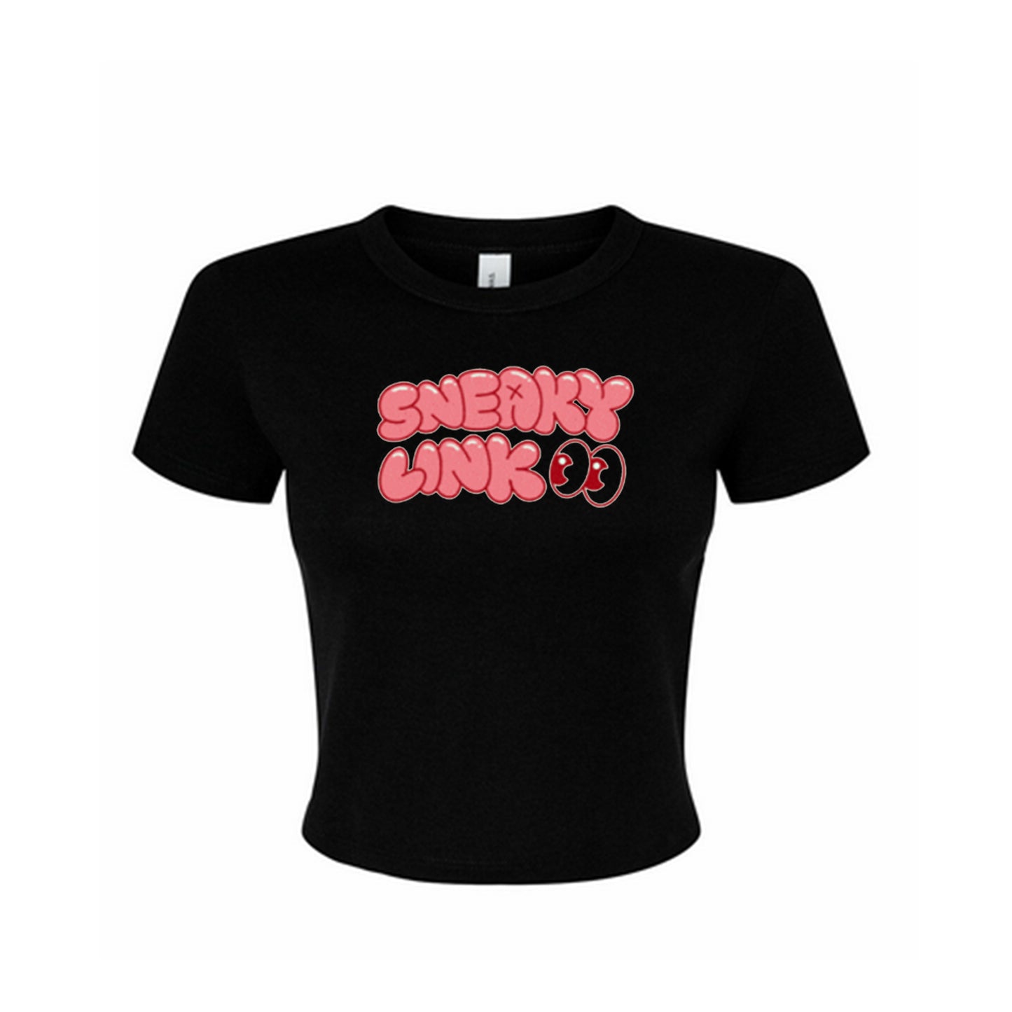 Sneaky cropped T shirt Black