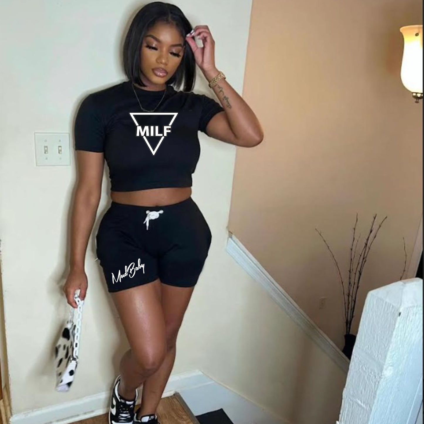 Muddy Milf crop T Shirt women