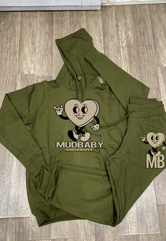 Olive Green Infinity Set