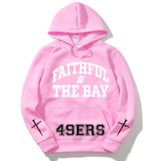 Pink October 49ers Hoodie