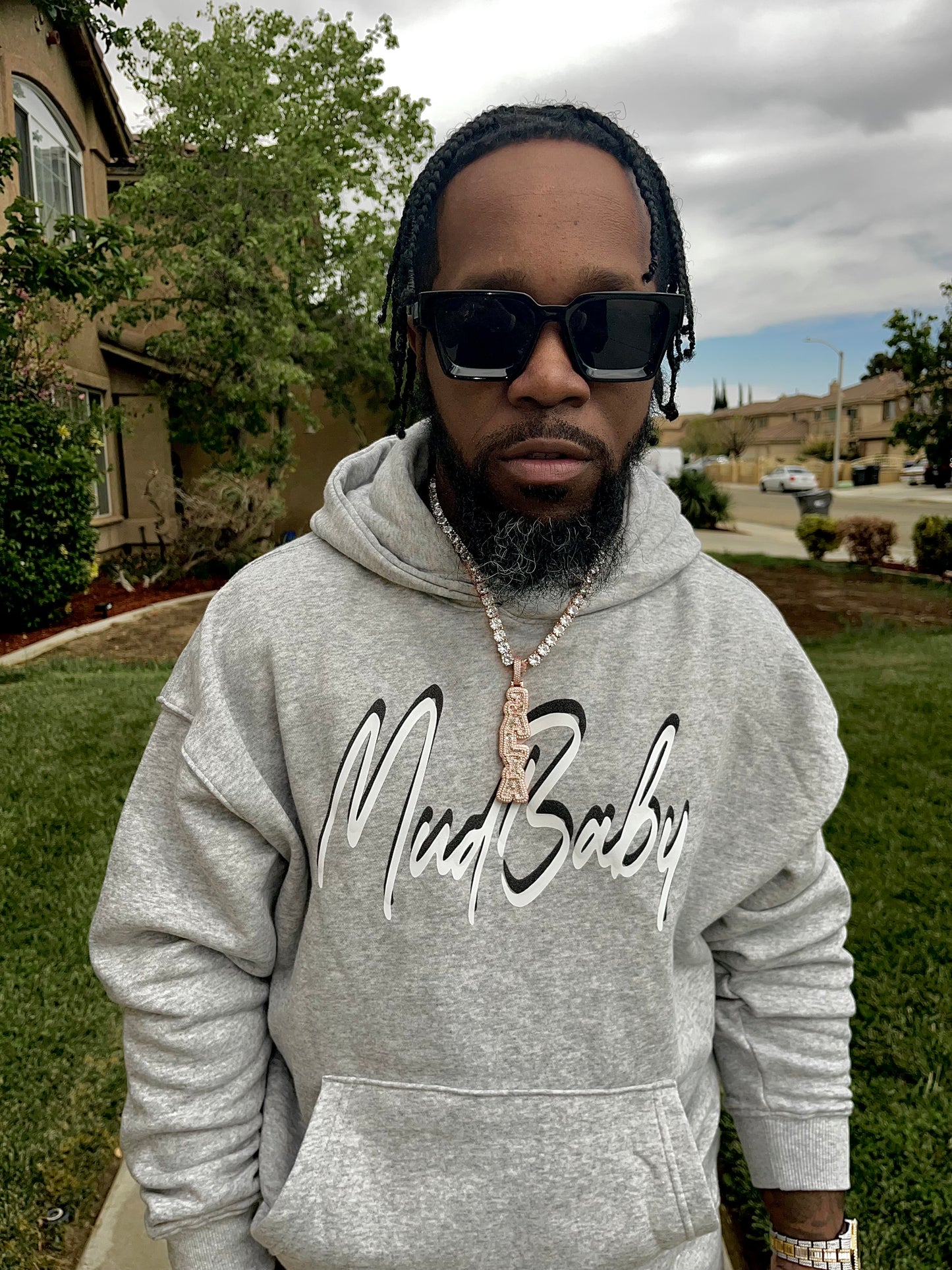 Double Stacked Short Set (Gray)