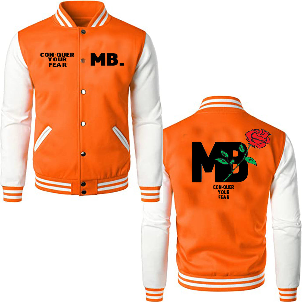 Orange Varsity Jacket