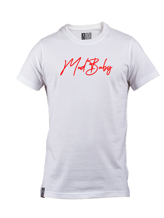 Signature White (Red Logo)