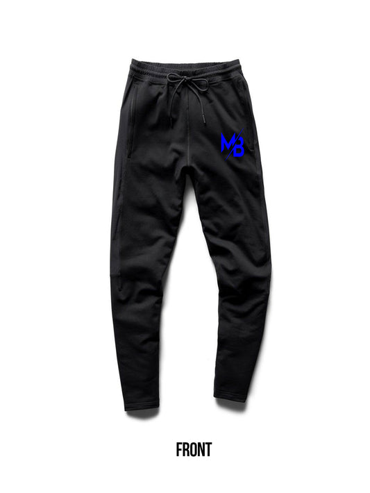 Signature Black SweatPants (Blue Logo)