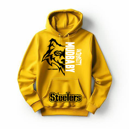 Mud - Steelers Hoodie Yellow