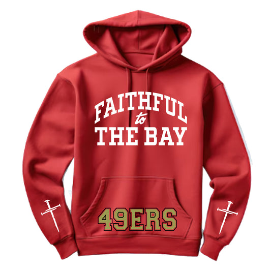 Faithful 49ers Red Hoodie