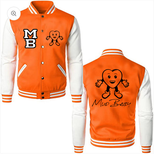 Healed Varsity Jacket Orange