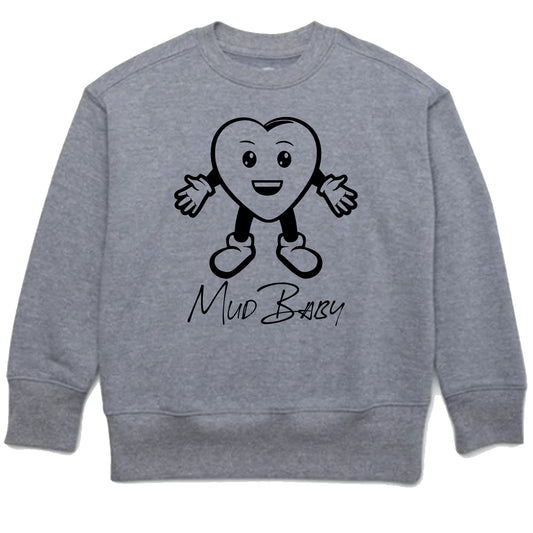 Kids Healed Sweatshirt Gray/Blk