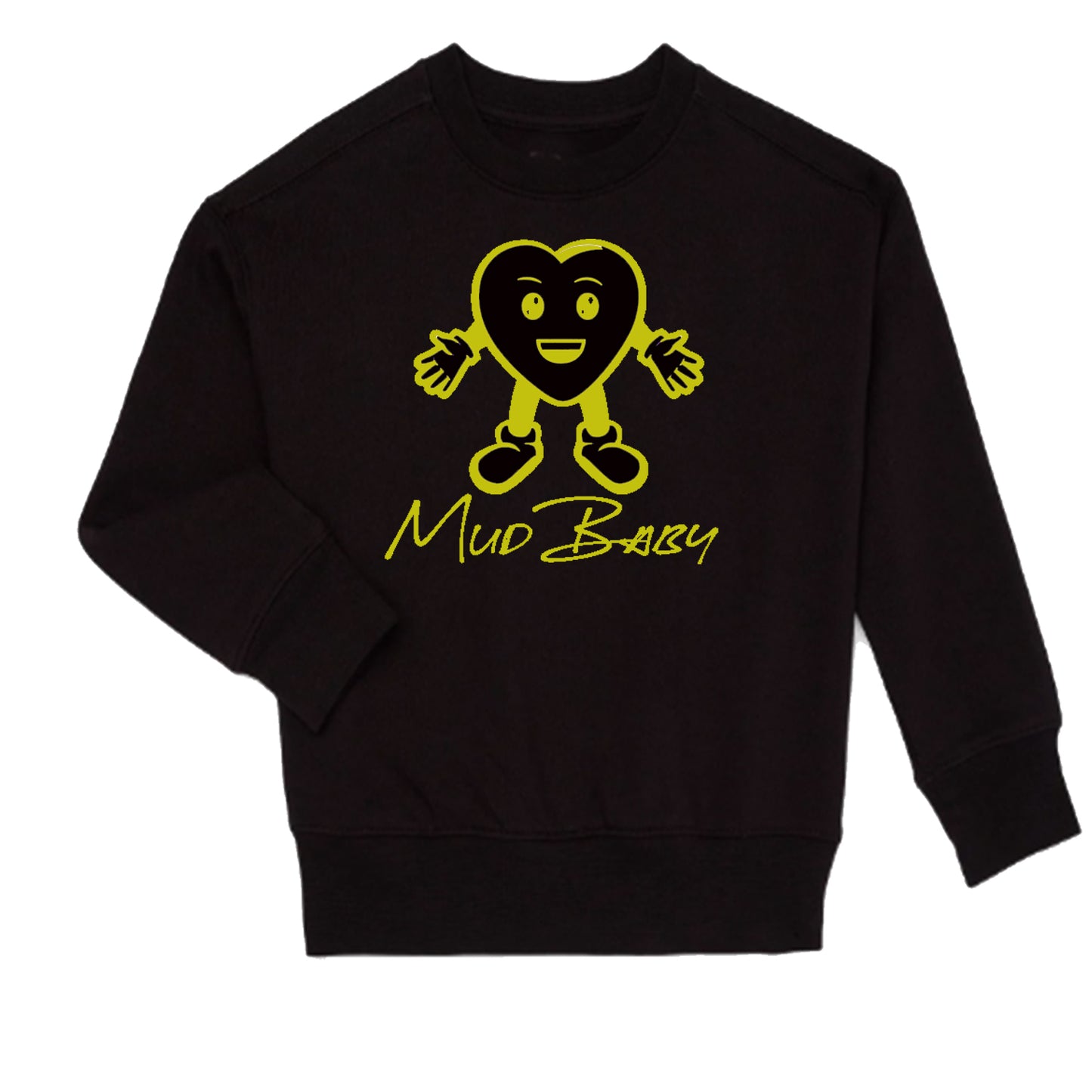 Kids Healed Sweatshirt Blk/Yellow