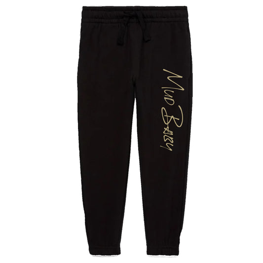 Kids luxury sweatpants Blk/Nude