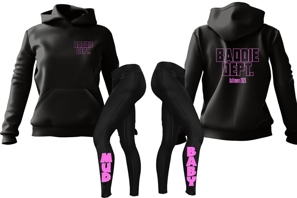 Baddie Dept set Black Pink