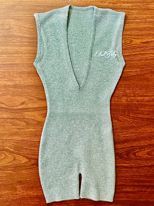 Gray MudBaby one piece